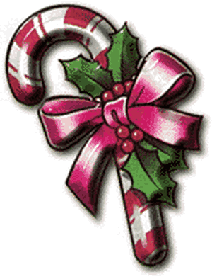 Candy Cane Holiday Graphic