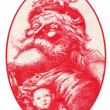 Classic Victorian Santa Graphic
